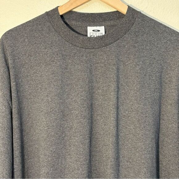 Pro Club Heavy Weight 2XL Charcoal Gray Men's Short Sleeve Tee. - Picture 3 of 8